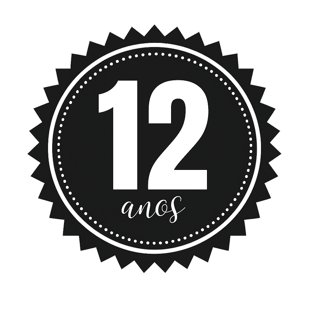 12 anos de mercado